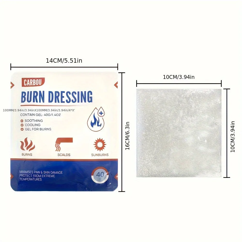 10x10cm Burn Dressing Bandage  Essential First Aid Kit Accessory