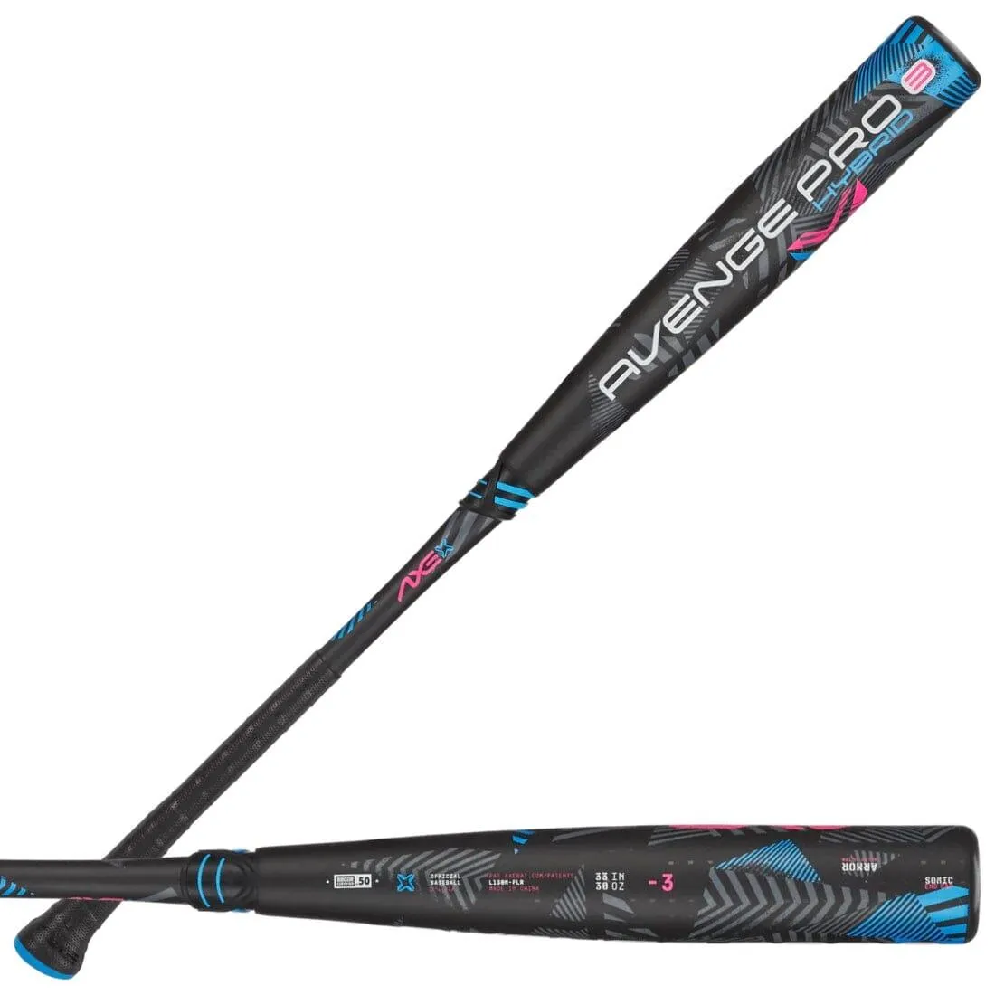 2024 Axe Avenge Pro Hybrid FLARED (-3) BBCOR Baseball Bat: L130M-FLR