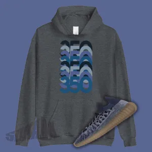 350 Stack Hoodie To Match Yeezy 350 BOOST V2 CMPCT Slate Blue