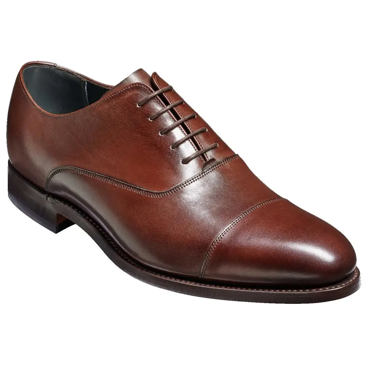 40% OFF BARKER Winsford Shoes - Mens Oxford - Dark Walnut Calf UK 8