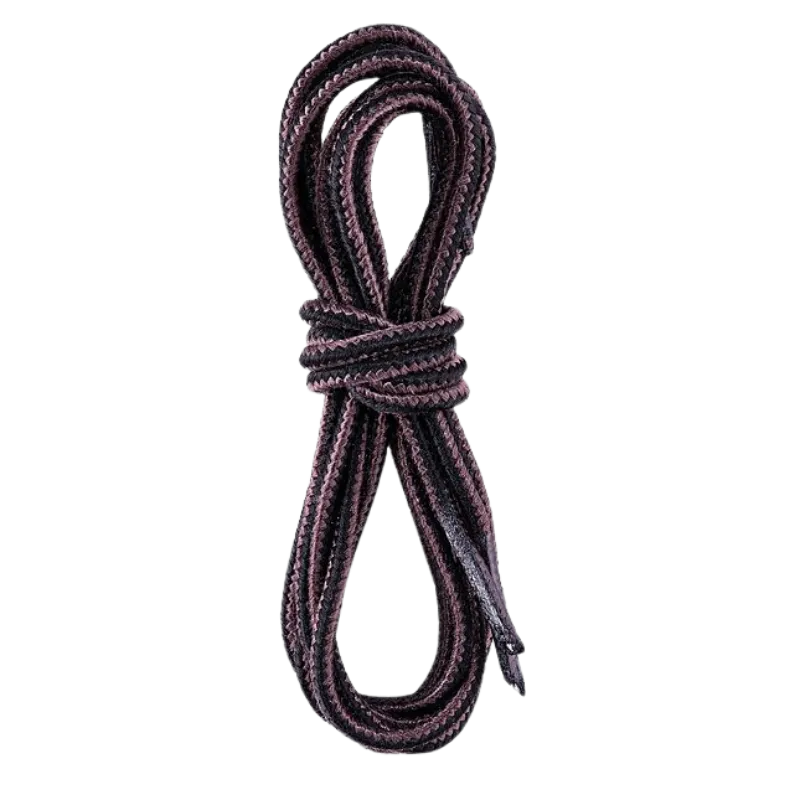 63" Braided Taslan Laces | Black/Brown