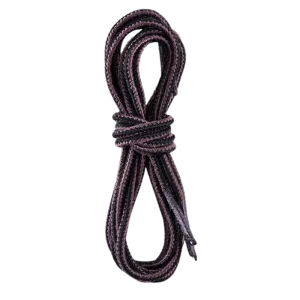 63" Braided Taslan Laces | Black/Brown