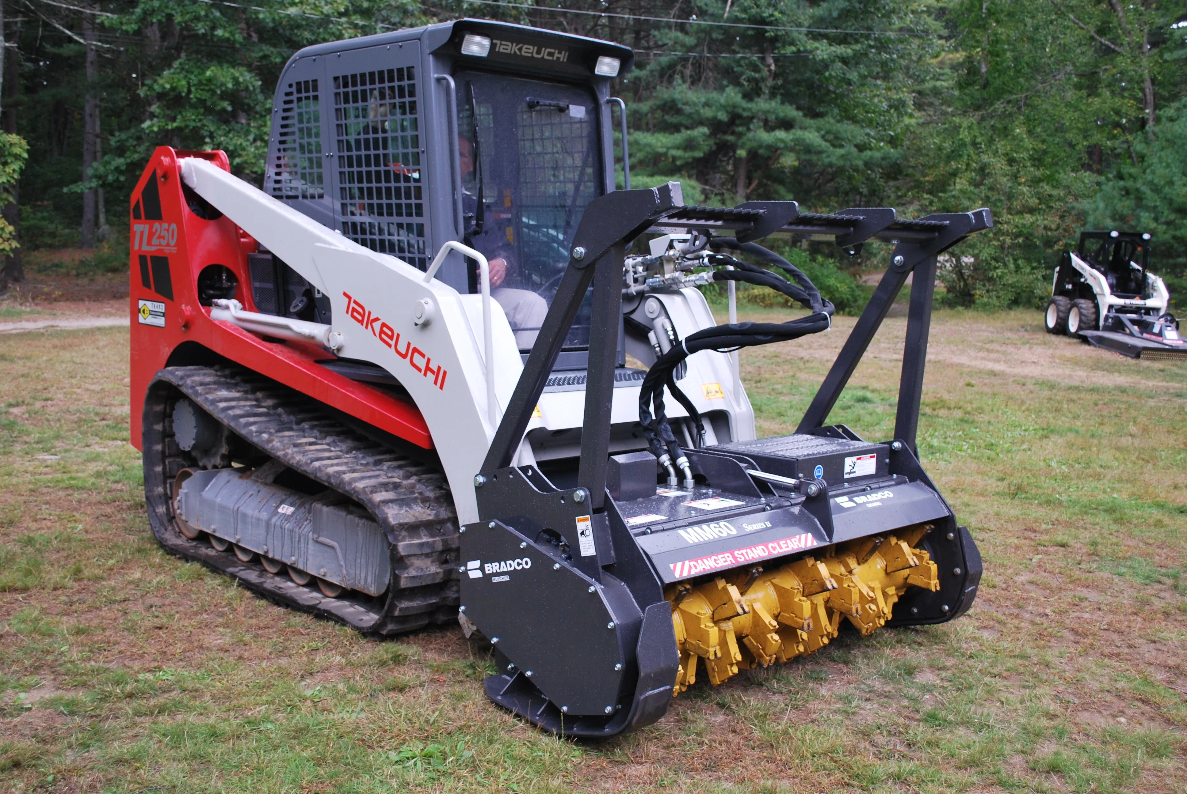 72" Bradco SS Mulcher II MM72 With Claw Teeth, 3-Line