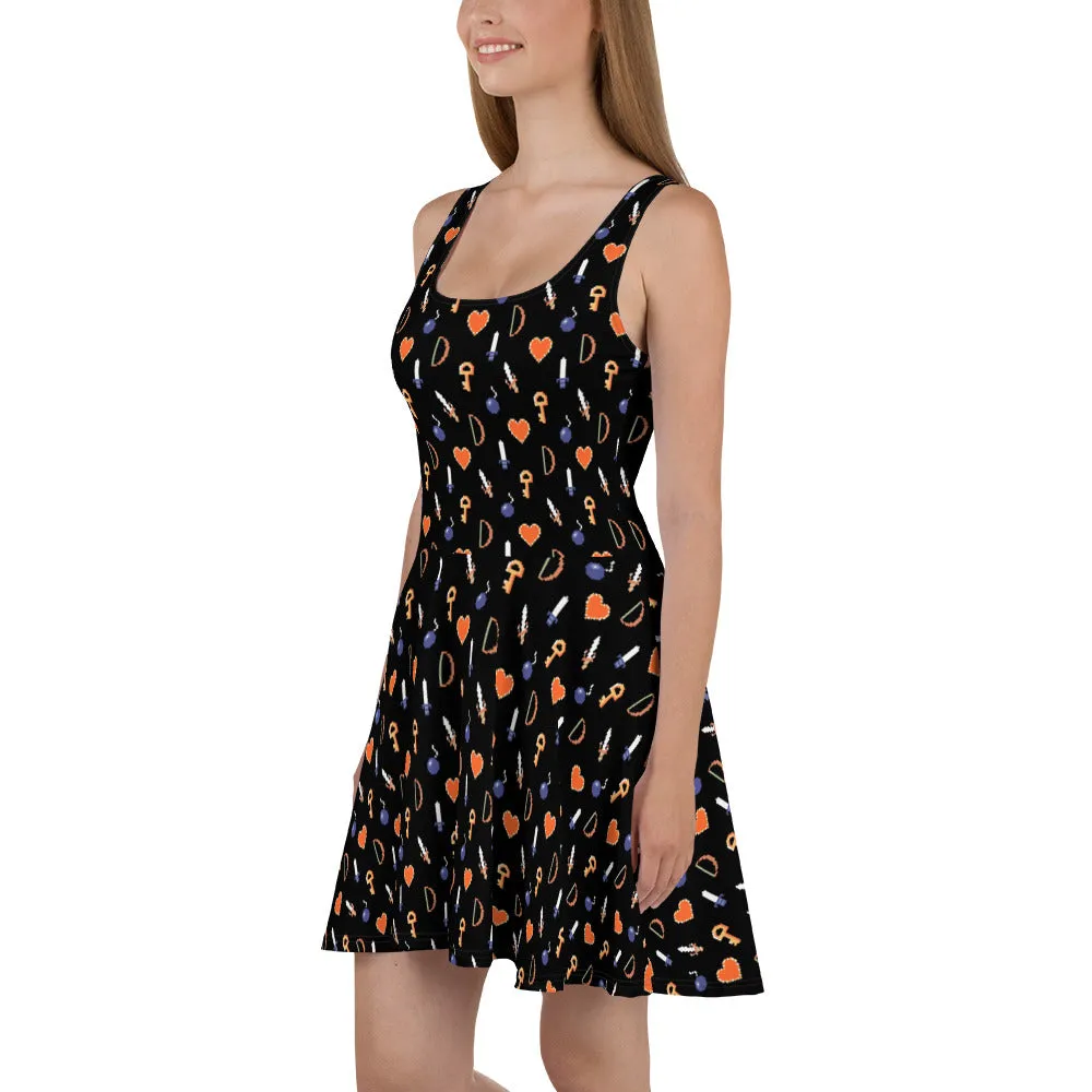 8-bit Legend Skater Dress