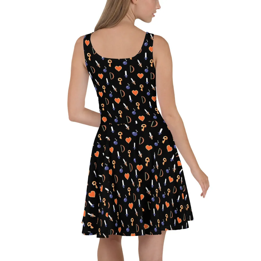 8-bit Legend Skater Dress