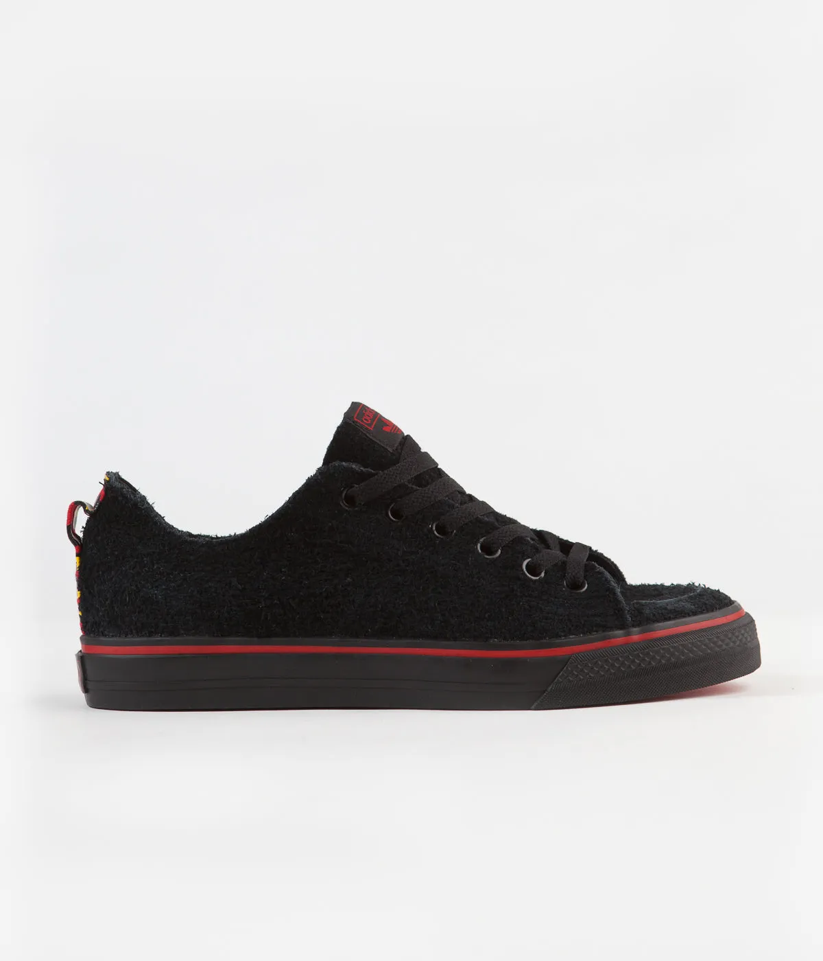 Adidas Nizza RF 'Na-Kel' Shoes - Core Black / Scarlet / White