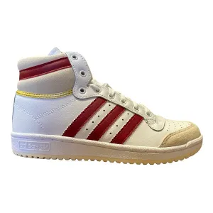 Adidas Originals sneakers alta da uomo Top Ten S24133 bianco-rosso-crema bianca