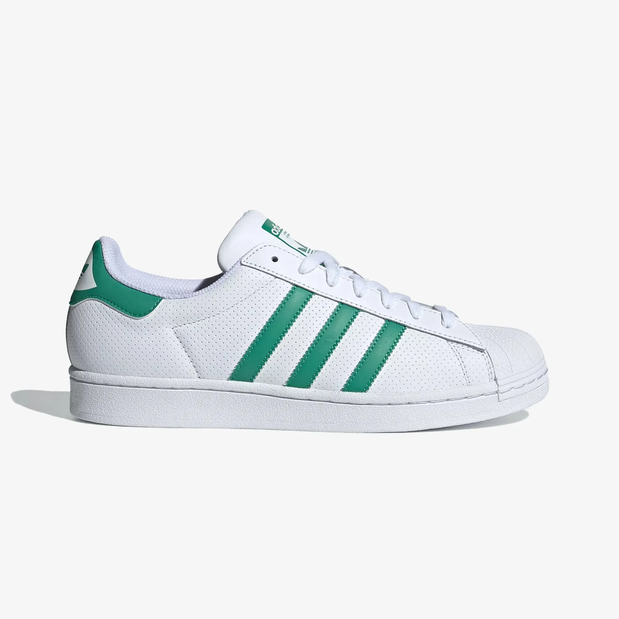 Adidas Originals | SUPERSTAR  { CLOUD WHITE / SEMI COURT GREEN / OFF WHITE