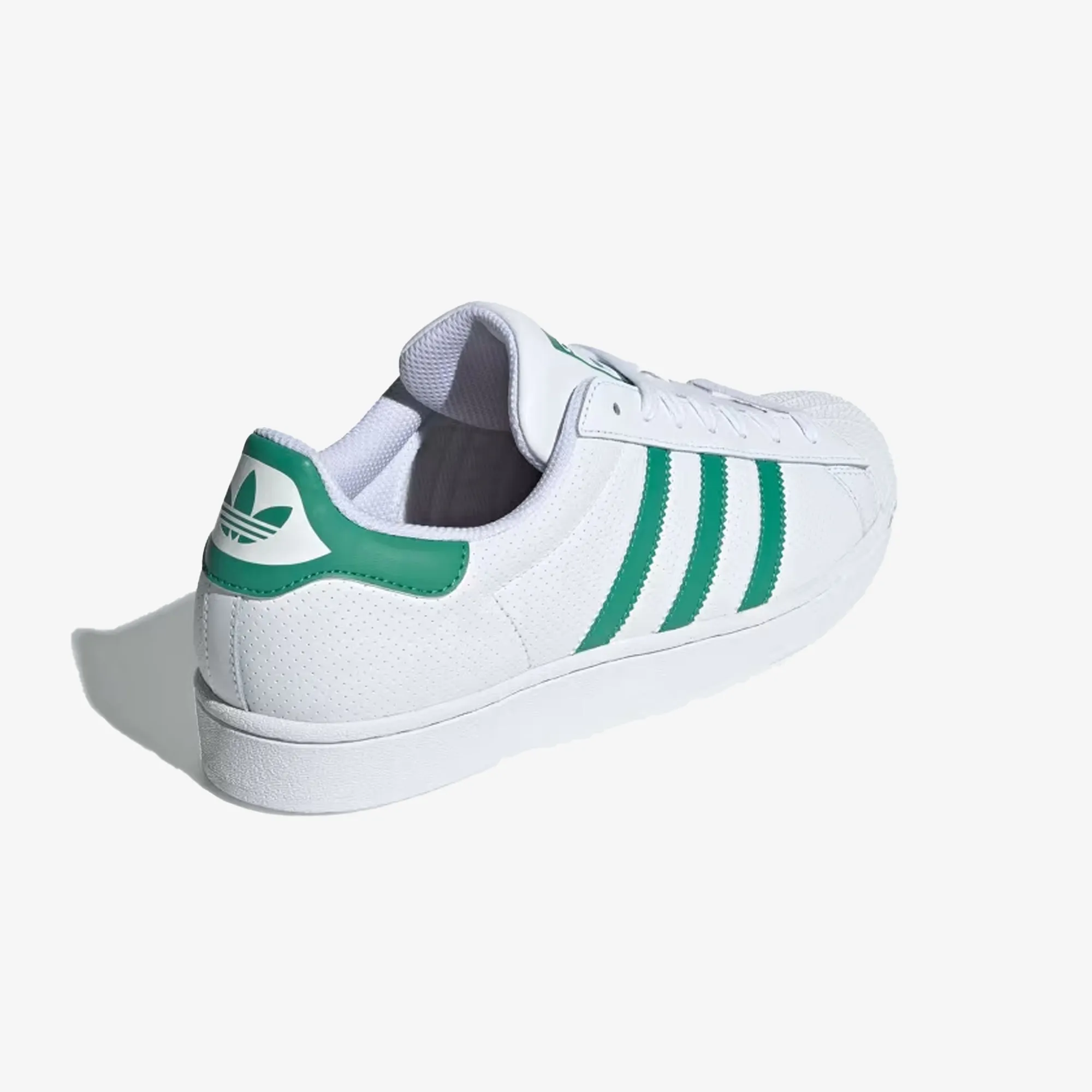 Adidas Originals | SUPERSTAR  { CLOUD WHITE / SEMI COURT GREEN / OFF WHITE