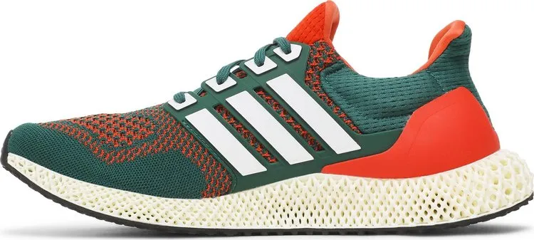 Adidas Ultra 4D 'Miami Hurricanes' sneakers, green