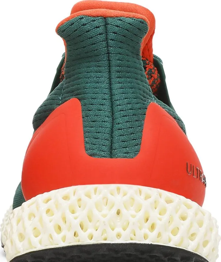 Adidas Ultra 4D 'Miami Hurricanes' sneakers, green