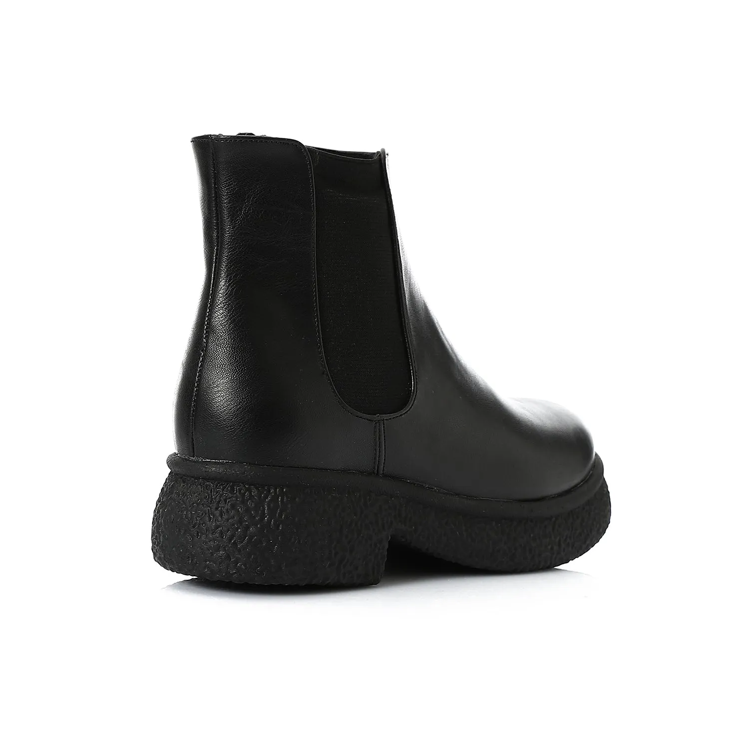 Adjust chunky Chelsea boots in black