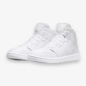 AIR JORDAN 1 MID WHITE/WHITE-WHITE 554724-136