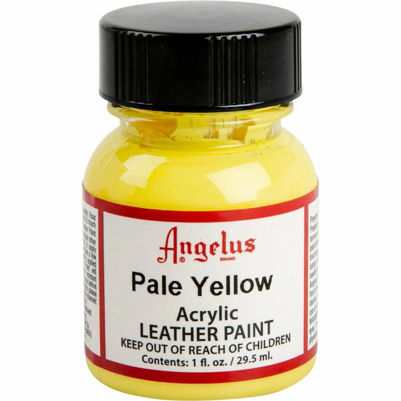 Angelus Acrylic Paint Pale Yellow #197 29Ml Use On Leather, Vinyl Or Fabric