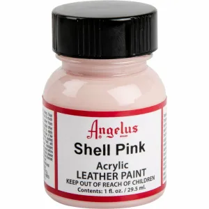 Angelus Acrylic Paint Shell Pink #191 29Ml Use On Leather, Vinyl Or Fabric