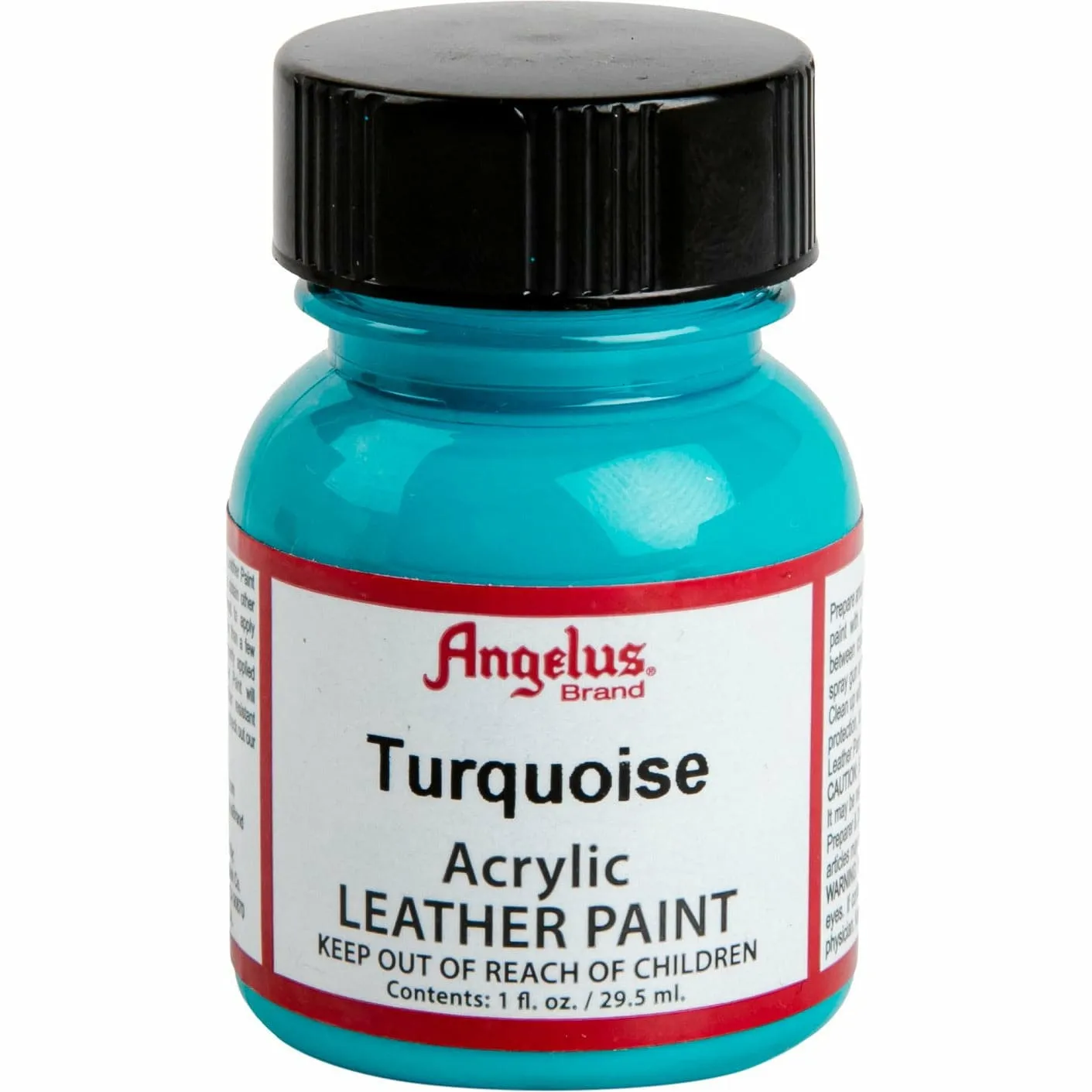 Angelus Acrylic Paint Turquoise #043 29Ml Use On Leather, Vinyl Or Fabric