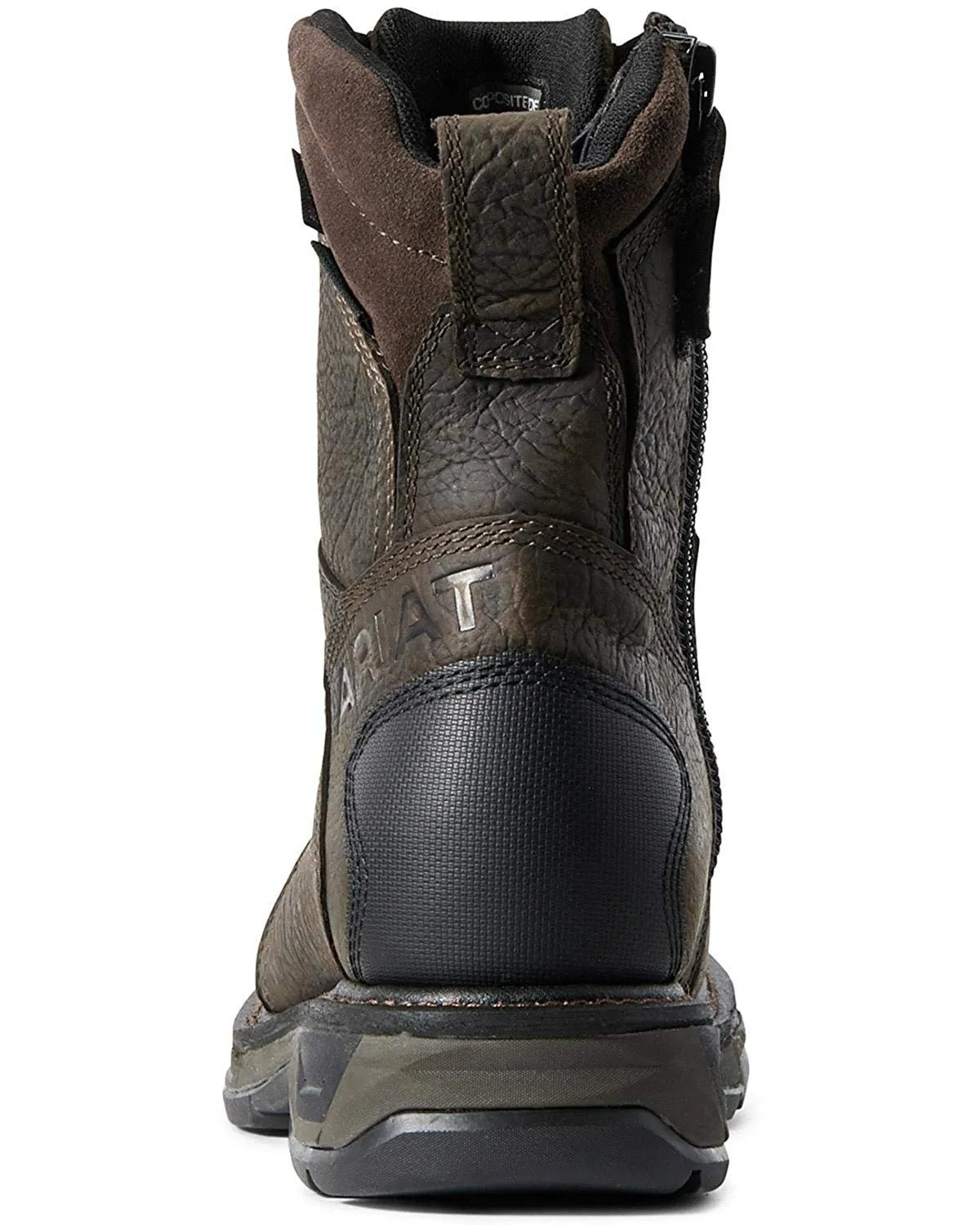 Ariat Men's Workhog Side Zip Waterproof Work Boot Carbon Toe 10029511