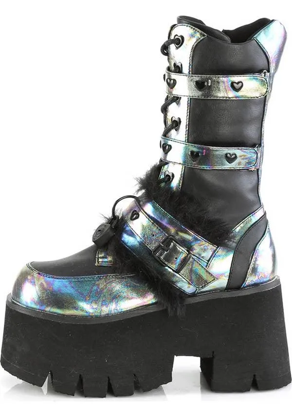 ASHES-120 [Black] | PLATFORM BOOTS [PREORDER]