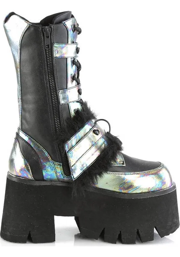 ASHES-120 [Black] | PLATFORM BOOTS [PREORDER]