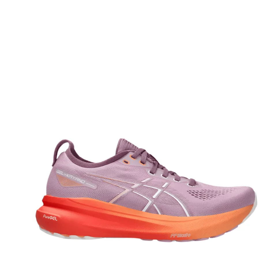 Asics Women's Gel-Kayano 31 Running Shoes in Light UBE/White SS25