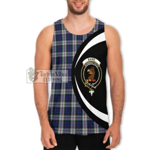 Baird Dress Tartan Men's Tank Top with Family Crest Circle Style