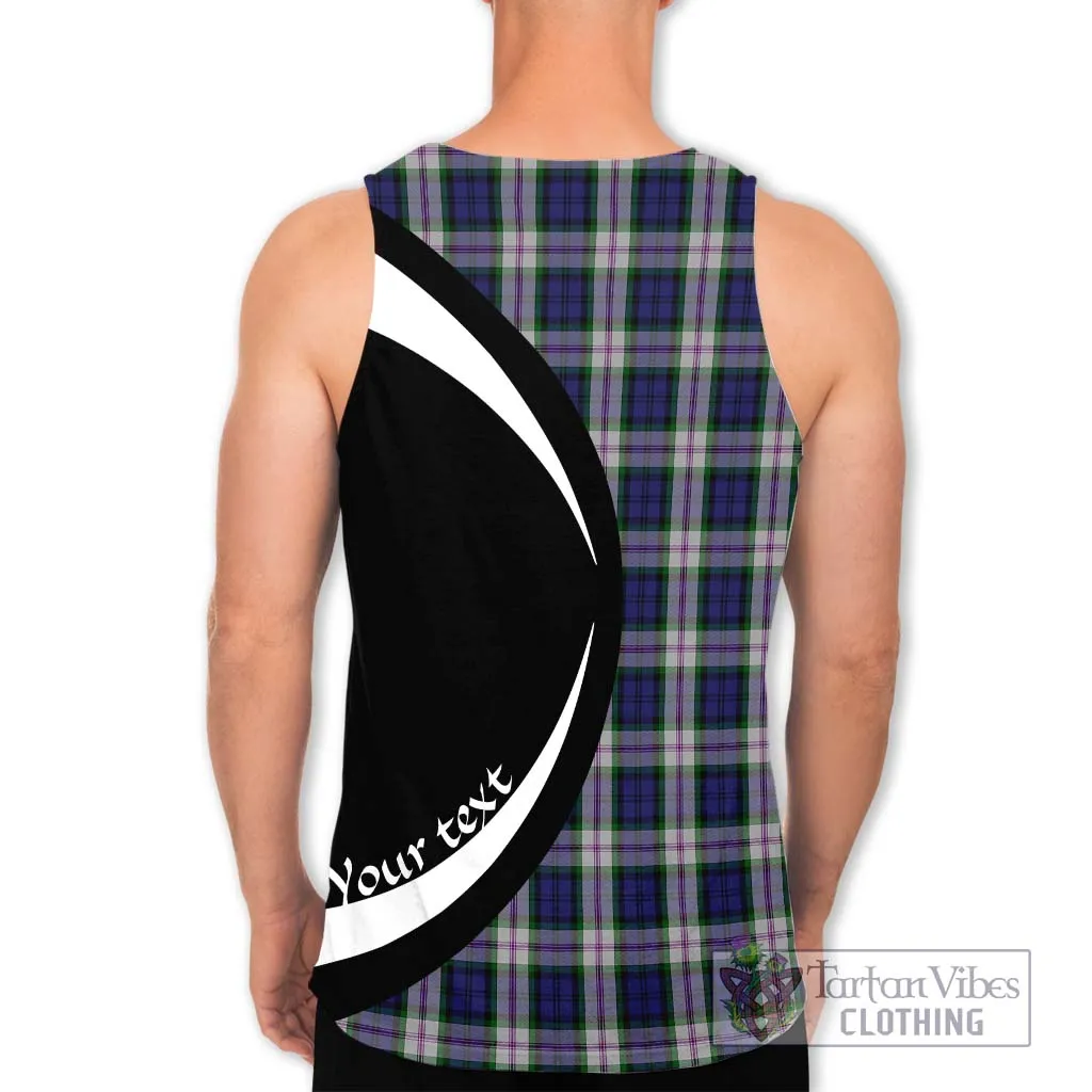 Baird Dress Tartan Men's Tank Top with Family Crest Circle Style