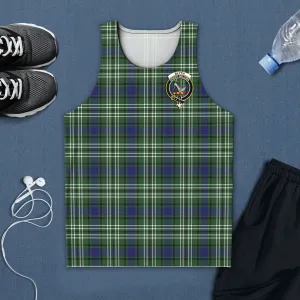 Blyth Tartan Mens Tank Top with Family Crest