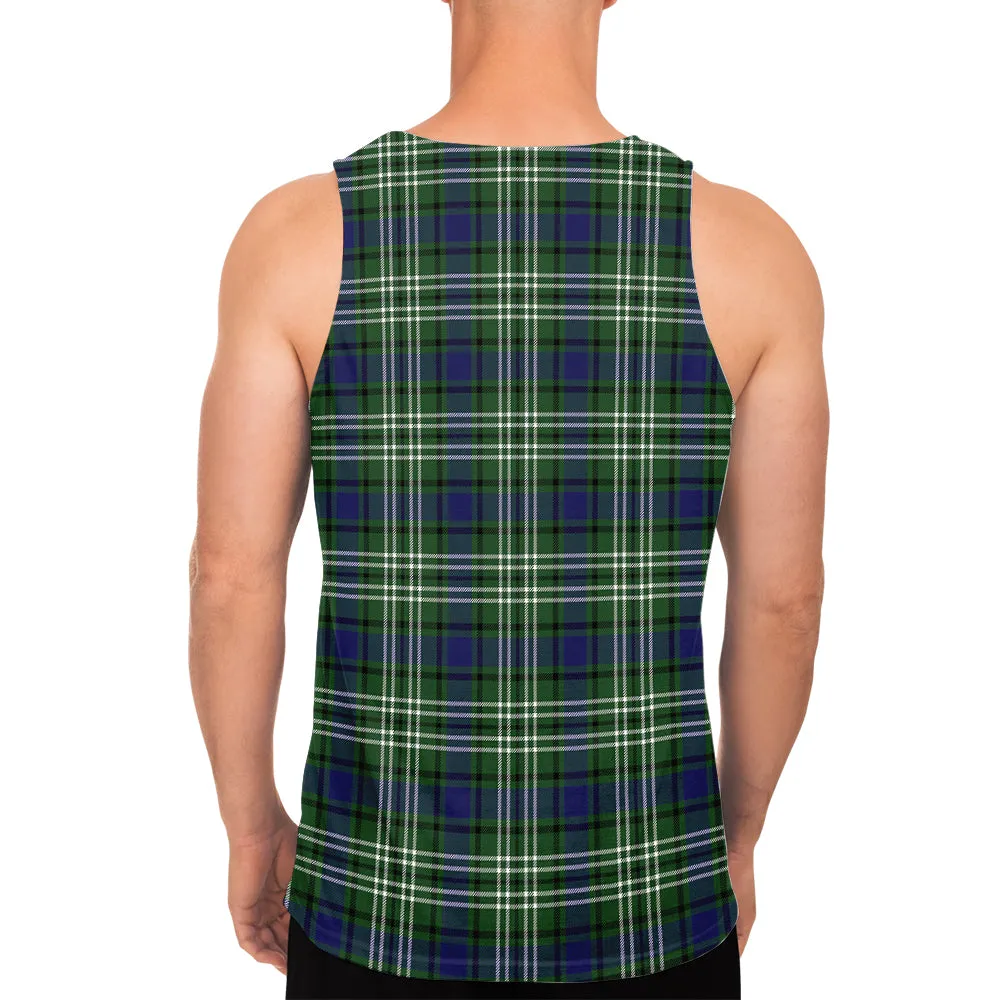 Blyth Tartan Mens Tank Top with Family Crest