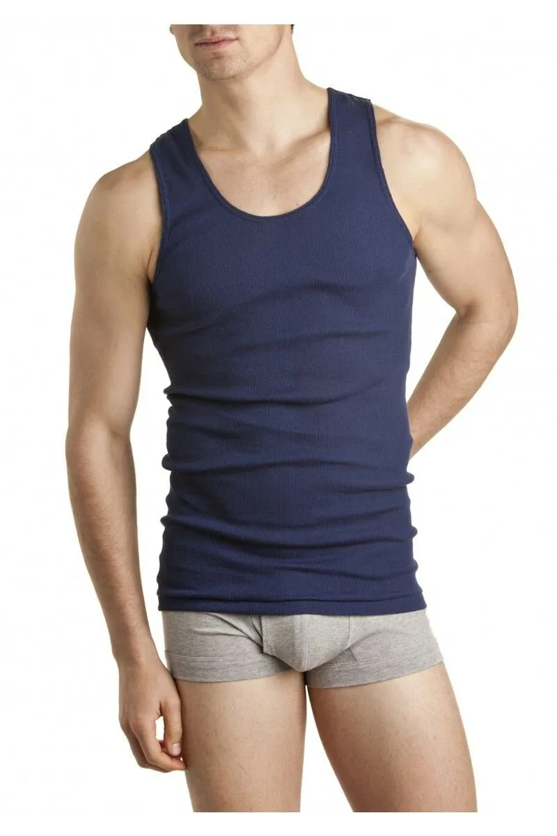 Bonds 3 Mens Chesty Athletic Singlets Tops Singlet Navy Underwear Singlet Top