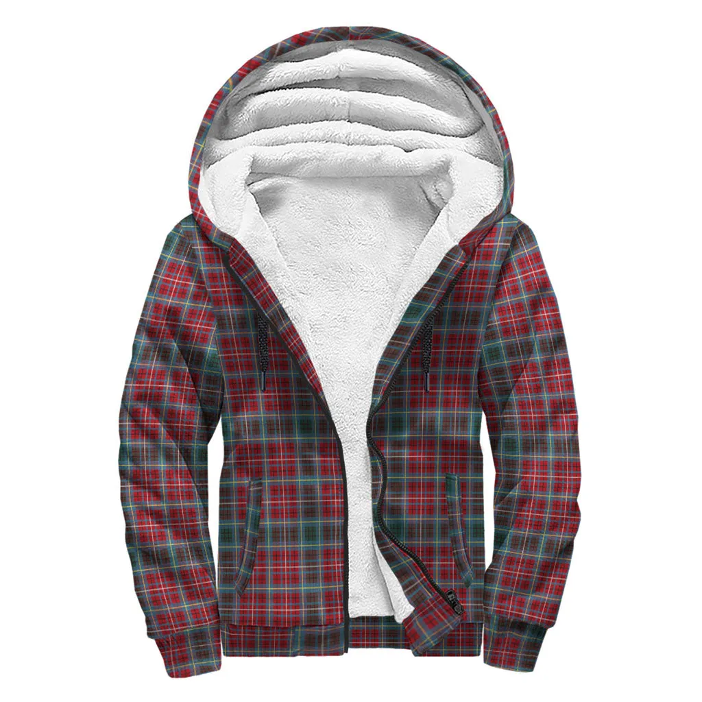 British Columbia Province Canada Tartan Sherpa Hoodie