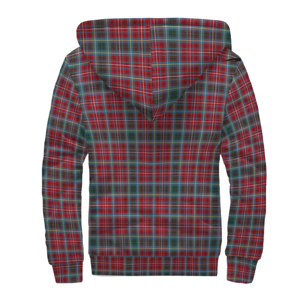 British Columbia Province Canada Tartan Sherpa Hoodie