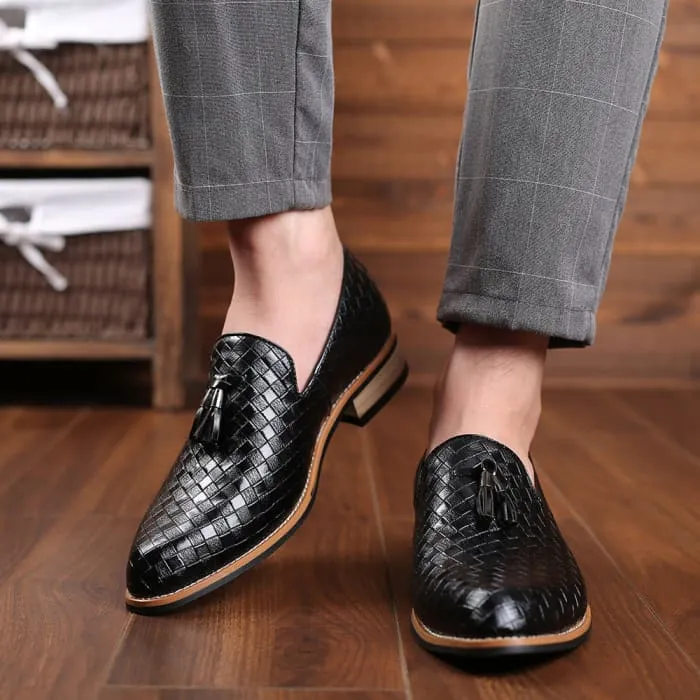 British Formal Coiffeur Tassel Men Dress Shoes