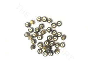 Brown Circular Ceramic Beads