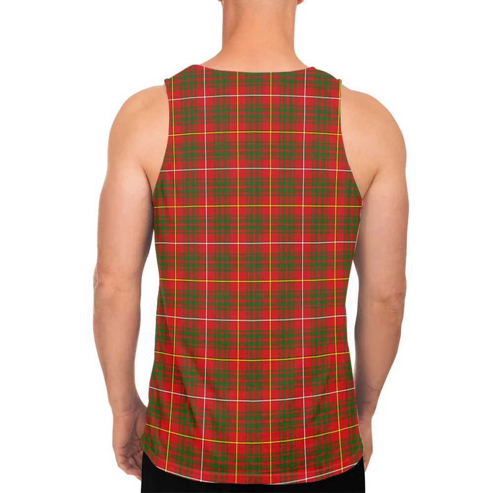 Bruce Modern Tartan Mens Tank Top