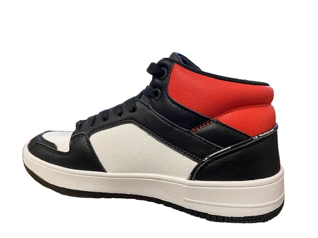 Champion Scarpa alta da uomo Rebound 2.0 Mid S21907 KK003 nero-bianco-rosso