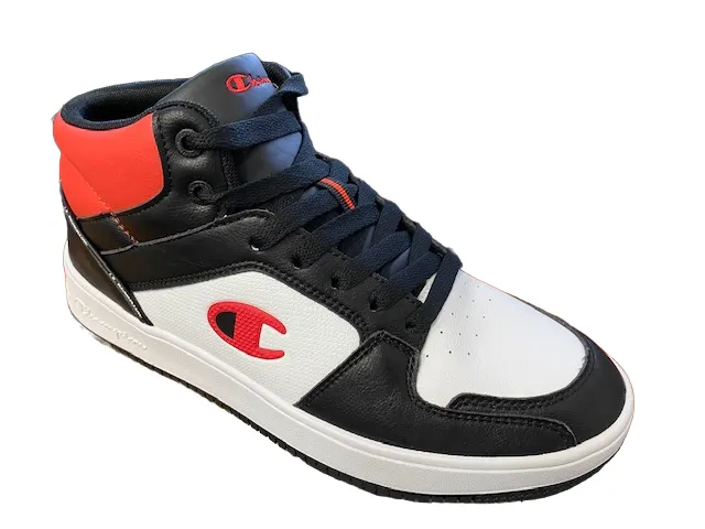 Champion Scarpa alta da uomo Rebound 2.0 Mid S21907 KK003 nero-bianco-rosso