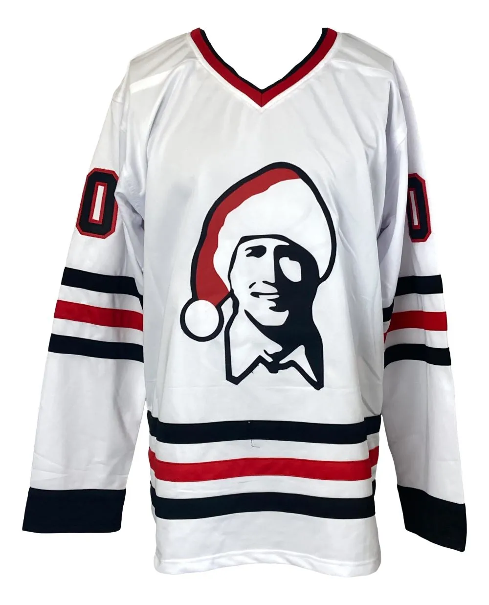 Chevy Chase Signed Lampoons Christmas Vacation White Griswold Jersey BAS