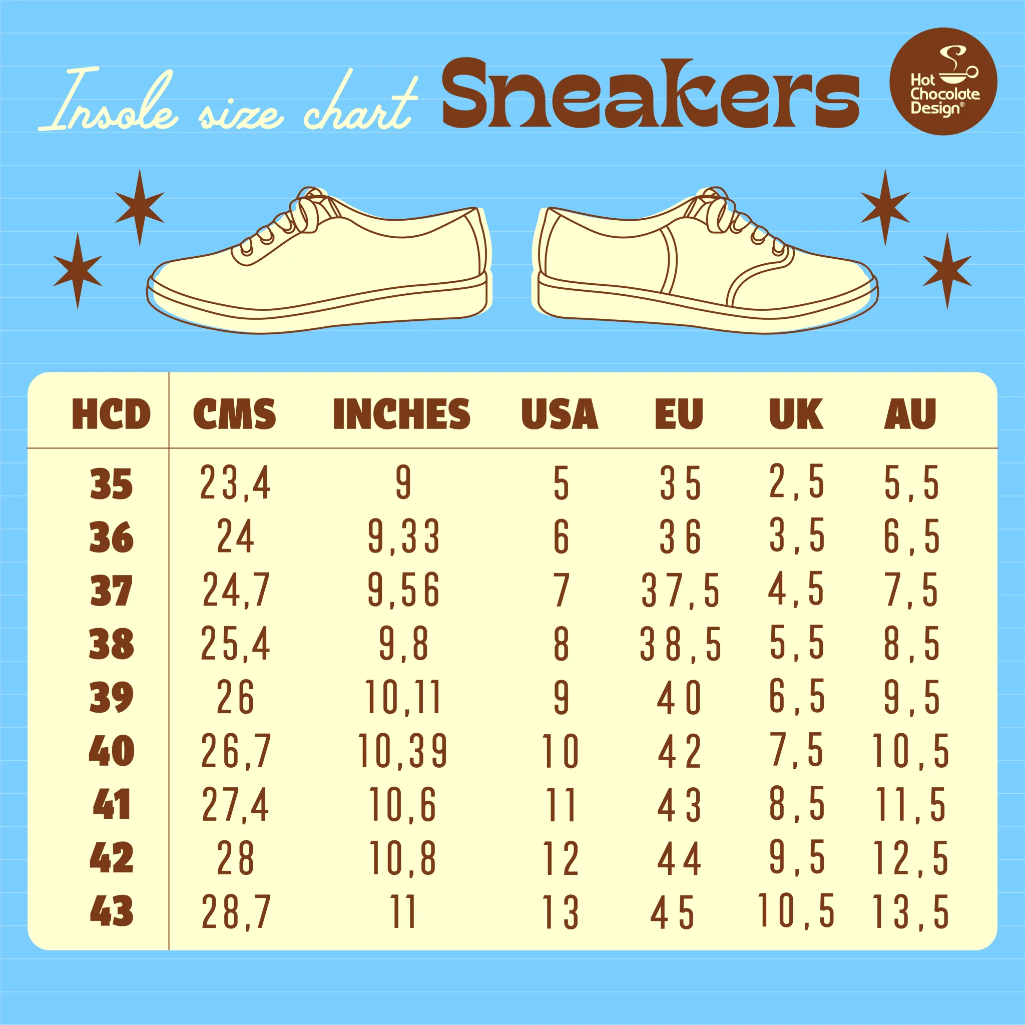 Chocolaticas® BON VOYAGE Sneakers