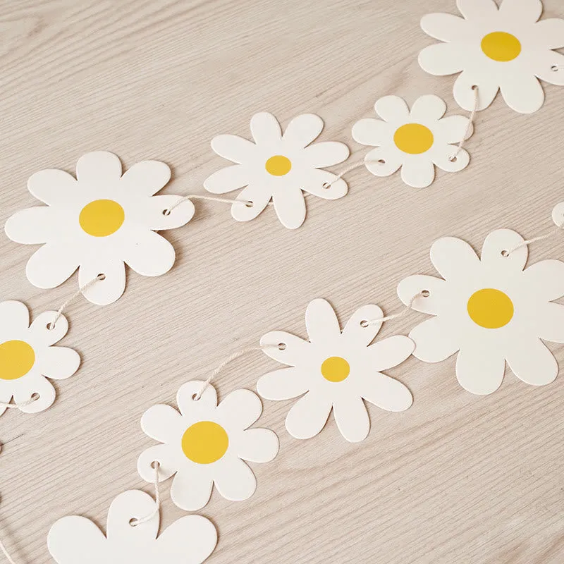 Chrysanthemum Birthday Banner Party Decoration