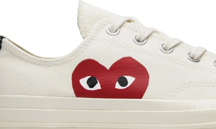 Converse Comme des Garçons x Chuck 70 Ox Play sneakers, white