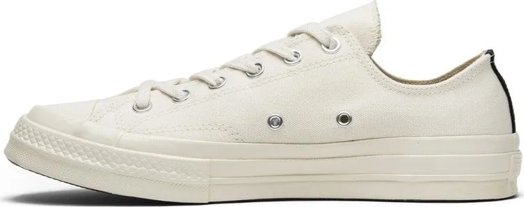 Converse Comme des Garçons x Chuck 70 Ox Play sneakers, white