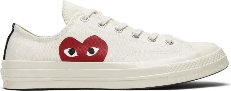 Converse Comme des Garçons x Chuck 70 Ox Play sneakers, white