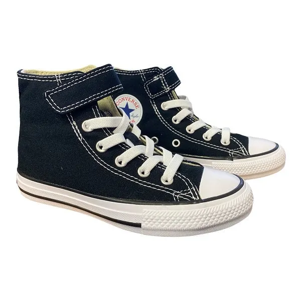 Converse scarpa sneakers da ragazzo in tela Chuck Taylor All Star Easy-On 372883C nero