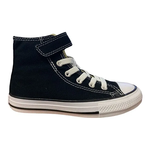 Converse scarpa sneakers da ragazzo in tela Chuck Taylor All Star Easy-On 372883C nero