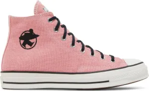 Converse Stussy x Chuck 70 High Surfman sneakers, pink