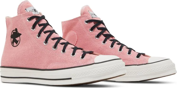 Converse Stussy x Chuck 70 High Surfman sneakers, pink