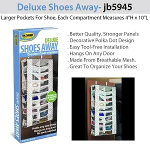 Deluxe Shoes Away - JB5945 Storage Solution for Organized Footwear