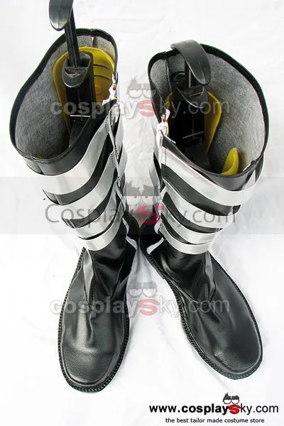 D.Gray-man Black Cosplay Boots Shoes Custom Made