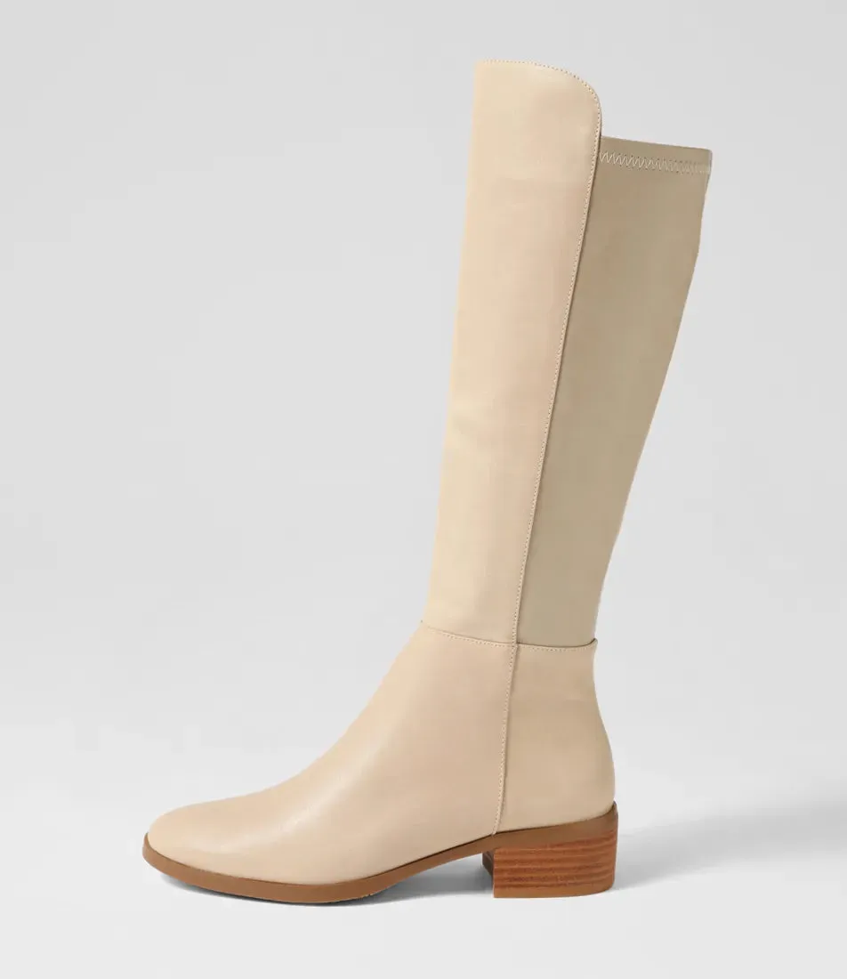 Django & Juliette Tetley Leather Stretch Boot