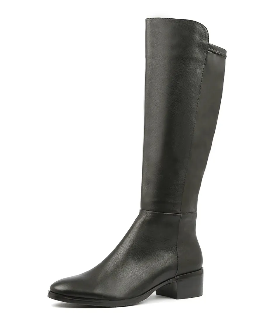 Django & Juliette Tetley Leather Stretch Boot